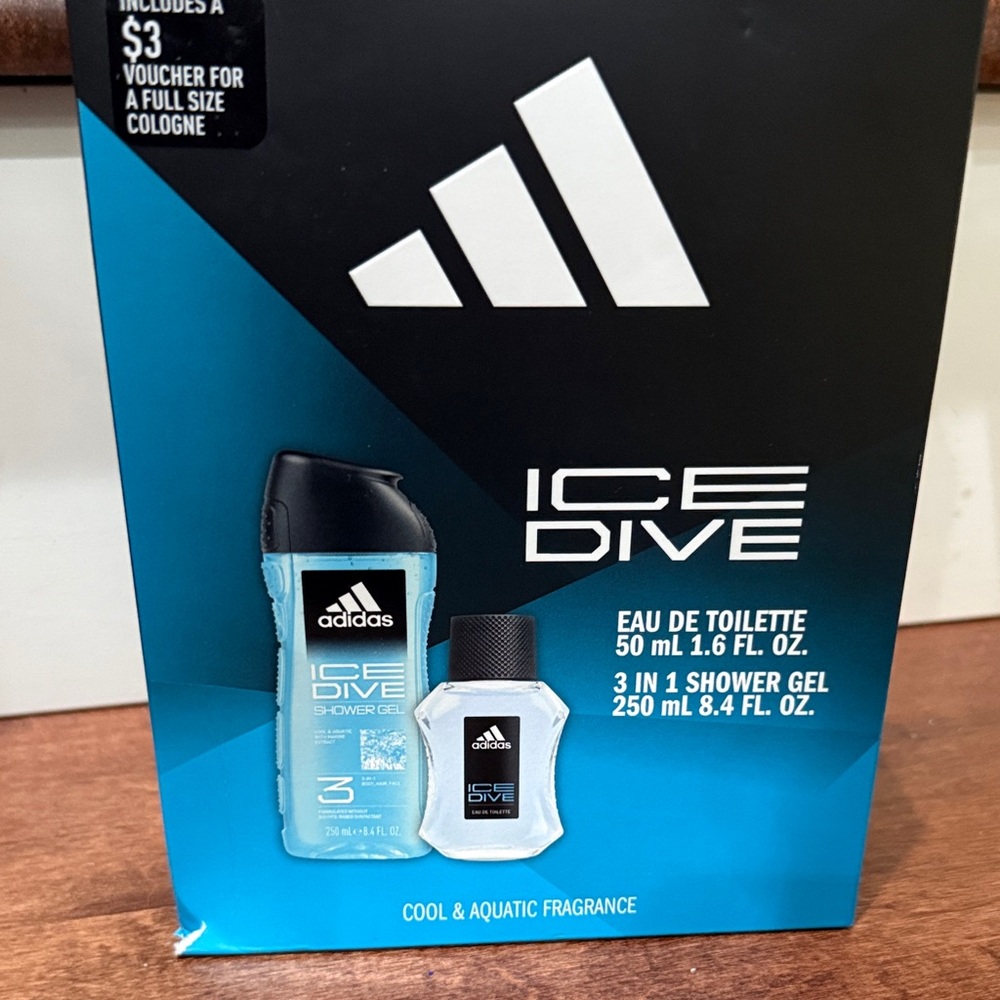 NWT Adidas Ice Dive Fragrance Set